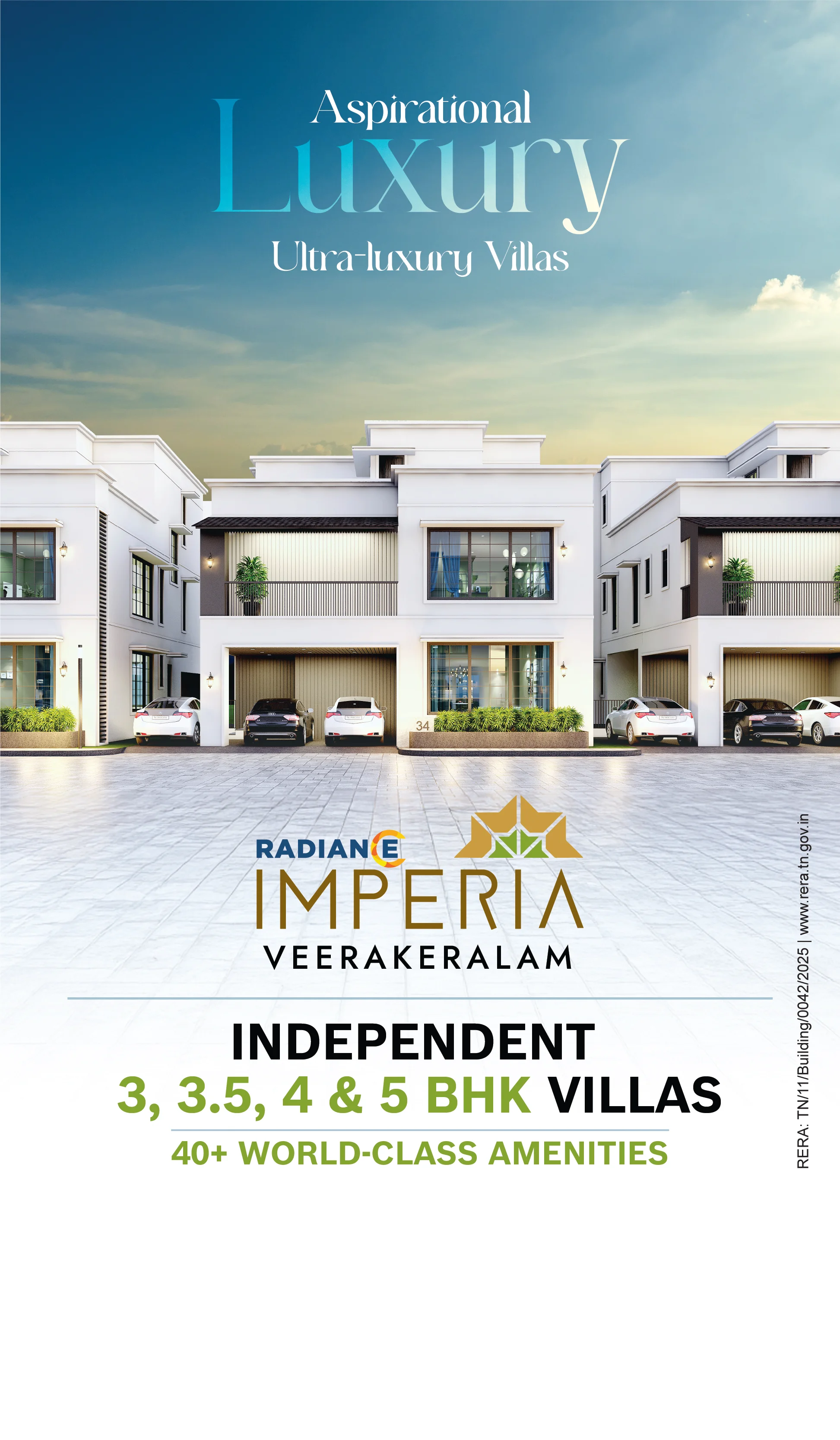 Luxury Villas 3BHK, 4BHK & 5BHK Sales in Coimbatore – Radiance Imperia