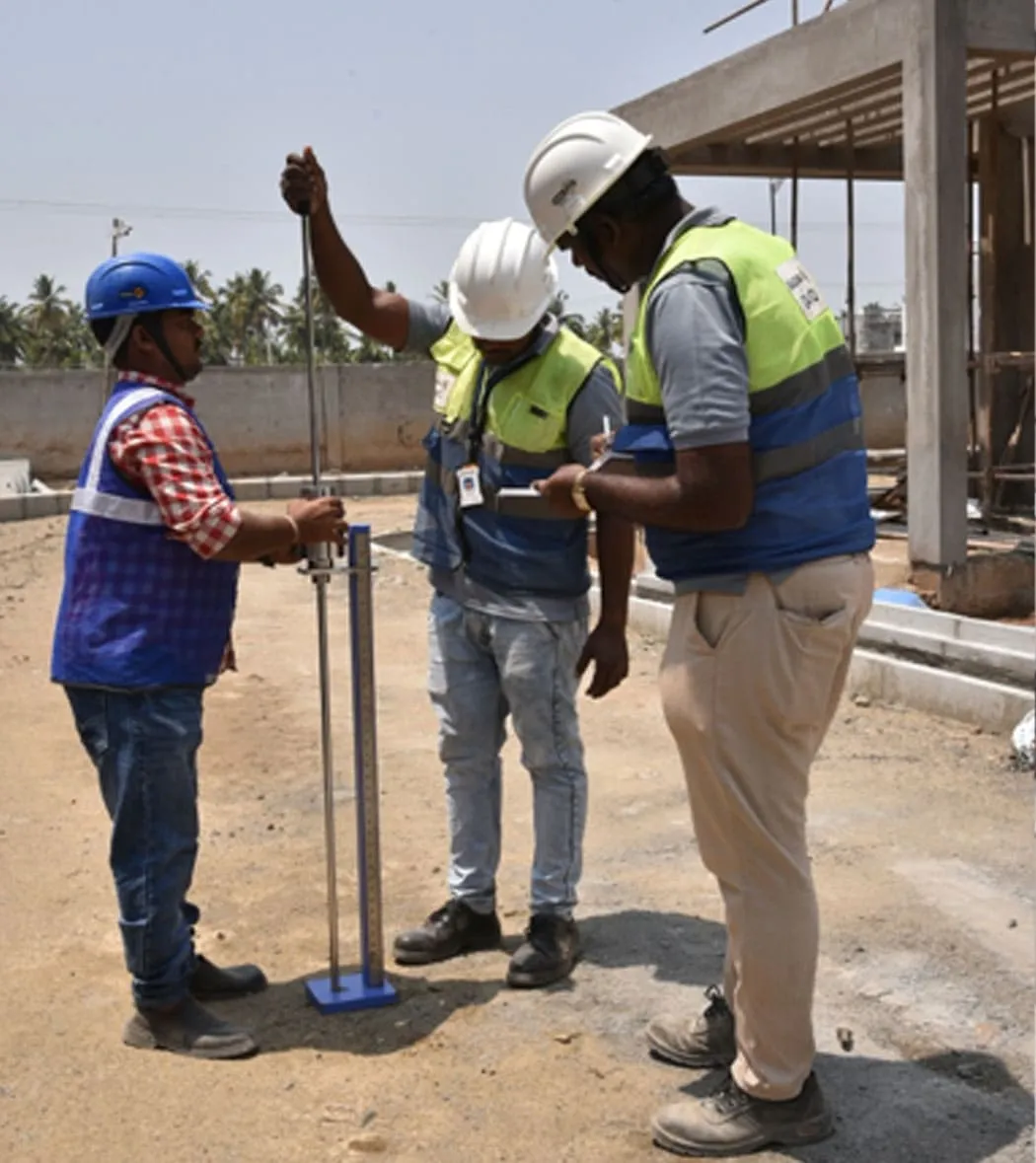 Dynamic Cone  Penetrometer (strength and compaction)