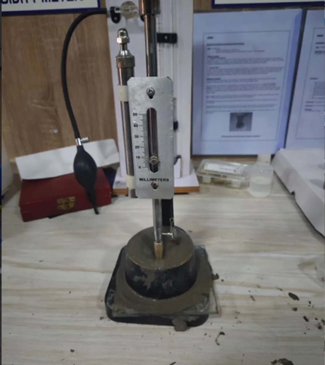 Vicat Apparatus (consistency and setting time )